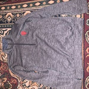 adidas university of indiana 1/4th zip up